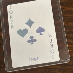 Dior Joker Holographic Playing Card